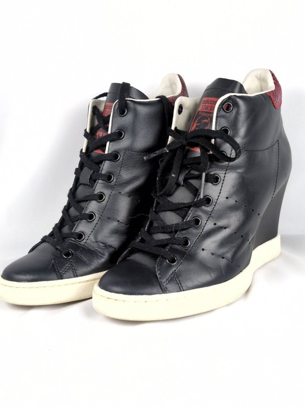 Adidas Stan Smith Up EF W Wedge High Top Sneakers – Women’s 7.5